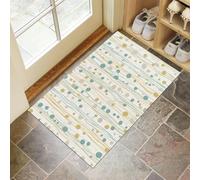 Paillasson Attrape-Poussière,Coeur d'amour Rose Tapis De Sol Antidérapant Simple Mignon Lavable en Machine Douces Absorbantes pour Entrée, Porte Et Couloir, Gris 40 X 60 Cm