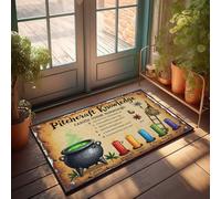 Paillasson Automne Comprendre la magie des couleurs de bougies en sorcellerie Paillasson d'entrée pour entrée extérieure Porte intérieure M (50 x 80 cm)