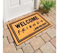 Paillasson Bienvenue, Ami ! Comment Vas-Tu ? Paillassons Facile À Nettoyer Tapis De Porte Absorbant pour Balcon Couloir 40X60 Cm