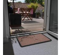 Paillasson Border Star marron 50x80 cm