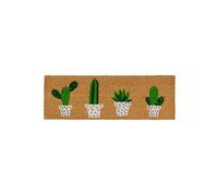 Paillasson cactus en PVC et fibres de coco - 75 x 25 cm