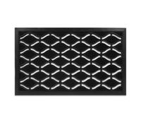 Paillasson caoutchouc caillebotis antidérapant 1,9 kg 45 x 75 cm léger résistant