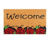 Paillasson Coccinelles en Fibre de Coco - 70x40cm-Tapis de Porte de Bienvenue, Surface Antidérapante PVC & Fibre de Coco - Entrée Maison, Couloirs,Portes-Accessoires Maison-Original & Minimaliste