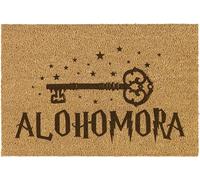 Paillasson Coco « ALOHOMORA » – Tapis d’Entrée Antidérapant et Drôle pour Fans de Magie et de Fantaisie
