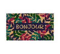Paillasson coco Bonjour feuilles - Derrière la porte