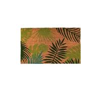 - Paillasson coco feuilles tropicales