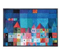 Paillasson Colourful Houses Tapis d'entrée Lavable Diff. Tailles wash+dry Design