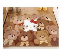 Paillasson d’entrée PVC filant Hello Kitty 60×90cm antidérapant résistant à l’usure