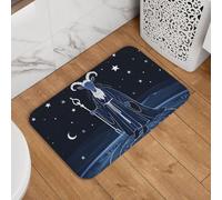 Paillasson de bienvenue 40,6 x 61 cm, antidérapant, absorbant, doux, lavable, tapis de sol Bélier, maître de l'astrologie secrète, tapis pour décoration élégante de cuisine, chambre à coucher, salle