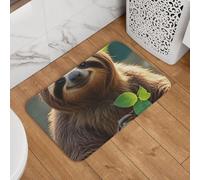 Paillasson de bienvenue motif paresseux mon esprit, antidérapant, absorbant, doux, lavable, tapis moderne pour décoration élégante de cuisine, chambre à coucher, salle de bain, 40,6 x 61 cm