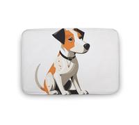 Paillasson de salle de bain absorbant antidérapant doux et antidérapant pour porte d'entrée, chien triste, lavable, pour intérieur et décoration d'intérieur, 50 x 80 cm