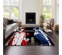 Paillasson Death Note, Absorbant La Poussière Et Résistant À La Saleté, pour Porte D'entrée, Paillasson D'extérieur (DN 02,120x180cm)