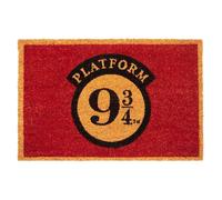 Paillasson Décoratif Motif Quai 9¾ 60x40cm Antidérapant Rouge