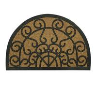 Paillasson Demi-Lune ""Marquis"" 40x60cm Naturel