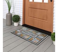 Paillasson d'entr e Mohawk Home 1,5' x 2,5' Paillasson toutes saisons ext rieur antid rapant en caoutchouc recycl Racines color es