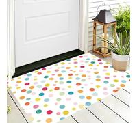 Paillasson D'Entrée,Couleur Points Simples Tapis De Bienvenue,70X100Cm Tapis D'Entrée Antidérapant pour Intérieur Et Extérieur Art Minimaliste Motif 3D pour Cuisine