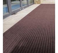 Paillasson D'entree Exterieur Grand Tapis De Porte D'entrée Pour L'extérieur, Tapis Absorbant Antidérapant Pour Chaussures Mouillées Et Boueuses, Tapis De Sol À Rayures Commerciales 6mm Low Profile Ru