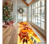 Paillasson d'Entrée Rock & Roll Piano Absorbant et Lavable, Tapis de Cuisine Long Antidérapant Tapis de Couloir Pop Art Microphone Décoratif pour Devant Evier Chambre 80x300 cm