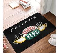 Paillasson d'entrée Tapis de bain Central Perk Friends Paillasson Tapis de cuisine, balcon, décoration d'intérieur (beige, 61 x 91,4 cm)