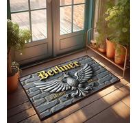 Paillasson d'extérieur Aigle de Berlin : un symbole royal de force et de patrimoine, tapis de cuisine, cadeau pour mari (50 x 80 cm)