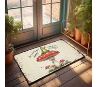 Paillasson d'hiver d'extérieur Follow Your Passion : A Frog'S Guide to Happiness Paillasson pour la maison, le bar, la cuisine (65 x 90 cm)