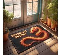 Paillasson d'intérieur Roadhouse Rhythm: The Fiery Dragon'S Dance Paillasson Fun Stuff Outdoor (40 x 60 cm)