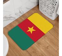 Paillasson Drapeau du Cameroun Tapis D'Entrée 40X60CM
