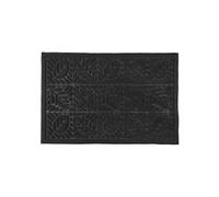 JE CHERCHE UNE IDEE - TX0182 Paillasson Antidérapant Embossé 40 x 60 cm - Conçu pour Entrées et Balcons - Textile d'Intérieur - Facile à Nettoyer - Couleur Noir Élégant