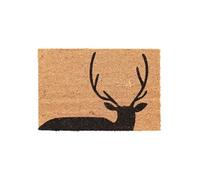 - Paillasson en coco et PVC 60 x 40 cm Cerf