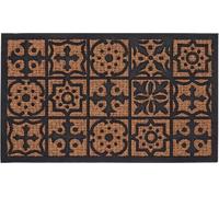 Paillasson en fibres de coco et caoutchouc avec motifs 75 x 45 cm Mosaique