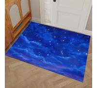 Paillasson Entree Antidérapant Ciel Étoilé Nuages Ciel Nocturne De Rêve 45 x 75 cm, Tapis Interieur Entree Lavable En Machine Tapis De Porte Anti-Poussière Pour Chien Entrée Couloir Cuisine Profond