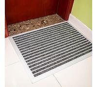 Paillasson extérieur d'entrée Grand Format, 40/60/80 cm de Large en Aluminium Welcom pour Porte d'entrée, Tapis d'entrée intérieur, grattoir à Chaussures, Longueur 60/80/90/120 cm (Couleur :