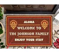 paillasson Exterieur Entree Aloha Bienvenue chez Moi Paillasson personnalisé Cadeau de Pendaison de crémaillère