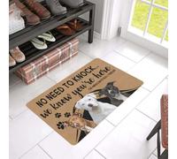 paillasson Exterieur Entree American Pitbull Terrier « on Sait Que tu ES l࠻ Tapis de Porte Trois Couleurs