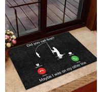 paillasson Exterieur Entree Appelez d'abord - Paillasson de pêche