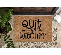 paillasson Exterieur Entree Arrête tes sorcières ! Paillasson d'halloween