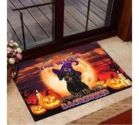 paillasson Exterieur Entree Attention à la sorcière, méfiez-Vous du paillasson Teckel