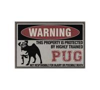 paillasson Exterieur Entree Attention ! Cette propriété est protégée par Un paillasson Carlin hautement dressé.