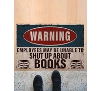 paillasson Exterieur Entree Attention : Les employés risquent de ne Plus Pouvoir s’empêcher de Parler de Livres ! Paillasson