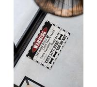 paillasson Exterieur Entree Attention ! Nous Avons des Chiens. Ils vivent Ici. Vous n’Avez Pas de Chiens. Paillasson Humoristique Vintage