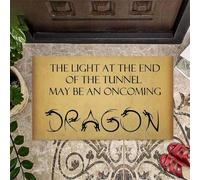 paillasson Exterieur Entree Au Bout du Tunnel - Paillasson imprimé Motif Dragon en Fibre de Coco