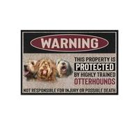 paillasson Exterieur Entree Avertissement - Paillasson Otterhound. Cette propriété est protégée. Paillasson intérieur et extérieur.