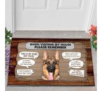 paillasson Exterieur Entree Berger Allemand 2 en Visite chez Moi Paillasson