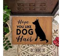 paillasson Exterieur Entree Berger Allemand, j'espère Que Vous Aimez Les Poils de Chien ! Paillasson Humoristique