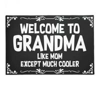 paillasson Exterieur Entree Bienvenue chez Grand-mère comme Maman, mais en Beaucoup Plus Cool ! Paillasson