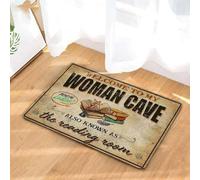 paillasson Exterieur Entree Bienvenue dans Mon Antre de Femme, Aussi connu sous Le nom de paillasson de la Salle de Lecture