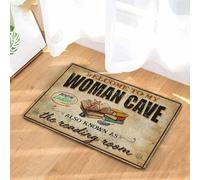paillasson Exterieur Entree Bienvenue dans Mon Antre de Femme, Aussi connu sous Le nom de paillasson de la Salle de Lecture