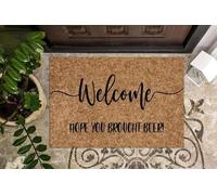 paillasson Exterieur Entree Bienvenue ! J'espère Que Vous Avez apporté de la bière ! Paillasson Humoristique