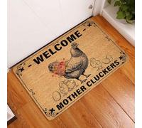 paillasson Exterieur Entree Bienvenue, Maman Poules ! - Paillasson Poule