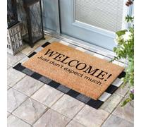 paillasson Exterieur Entree Bienvenue. N'attendez Pas Grand-Chose.